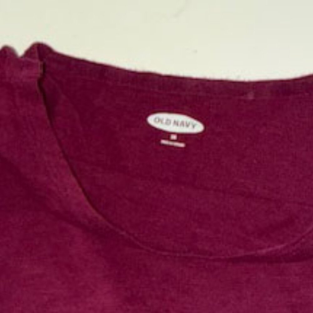 Old Navy Extra Small long-sleeved tee with sleeve stripes — Women's SZ XS - Picture 2 of 4